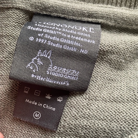 NWOT Princess Mononoke Knit Sweater - Picture 4 of 4